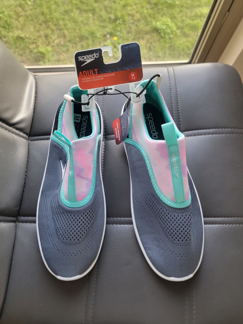 Speedo Women's Aqua Skimmer Shoe Quick-Dry Mesh Upper Slip-On Shoes M(7-8) - Picture 6 of 12
